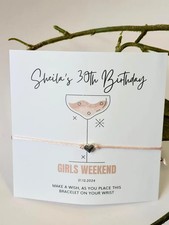 Girls weekend wish bracelets