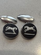 Vintage Wedgwood Silver Black