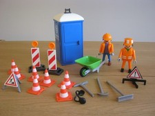 Playmobil Construction 3004 Construction Workers - Portaloo