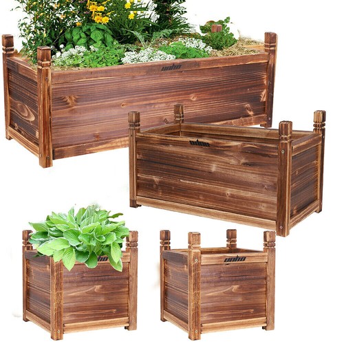 Elevated raised garden bed - raised,