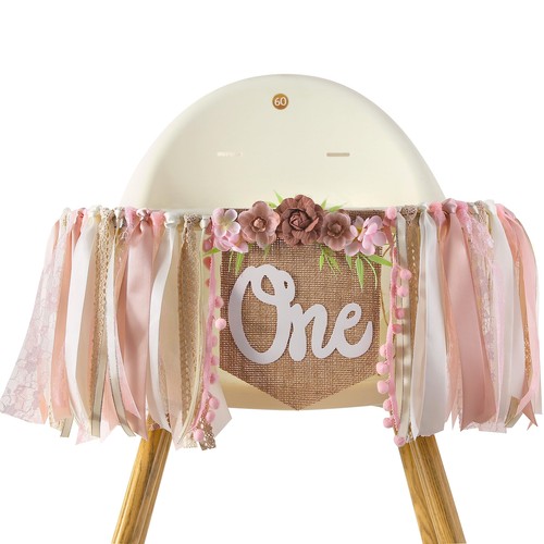 1st year high chair banner - year, for