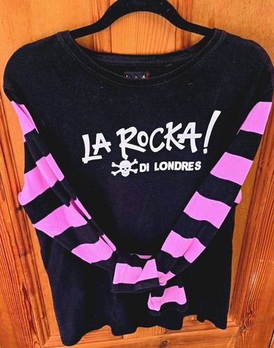 Rocka black long sleeve t - black,