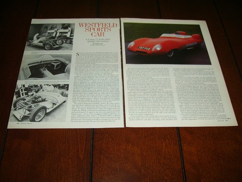 1983 westfield sports car - westfield,