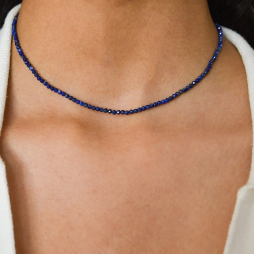 Lapis lazuli 3mm - tiny, beaded