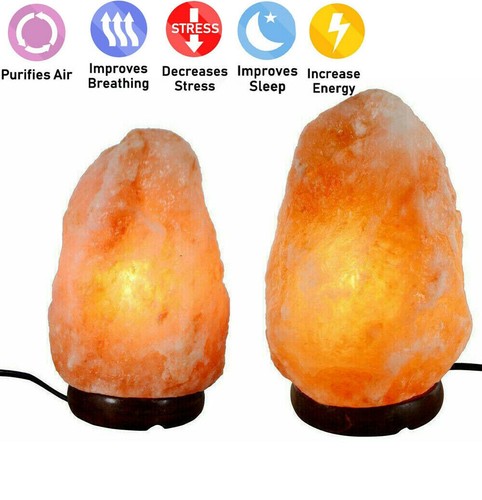Himalayan salt lamp - salt,