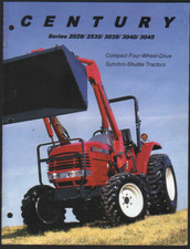 CENTURY Compact Four-Wheel-Drive Tractors Brochure Leaflet