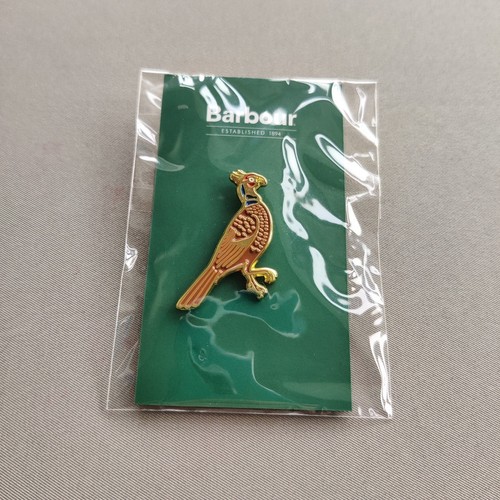 Barbour enamel lapel pin - barbour,