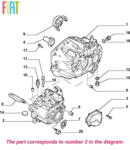Genuine fiat rear - genuine, gearbox