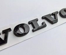 Gloss Black Rear Badge for V O L V O Glossy Car Tailgate Letters for S40 S60 S80