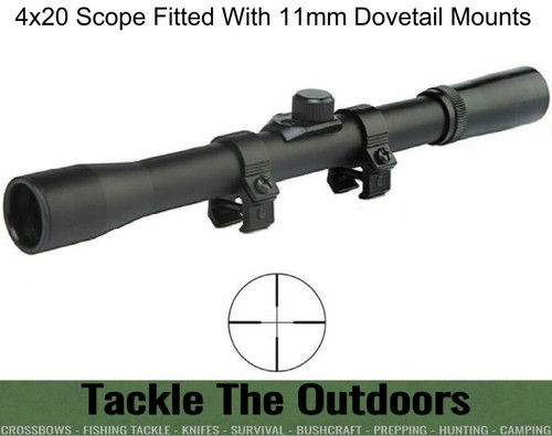 4x20 telescopic scope for 22 - telescopic,