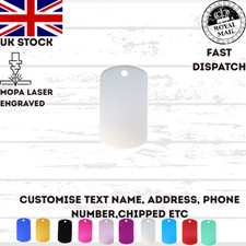 Engraved Dog Tag Personalised
