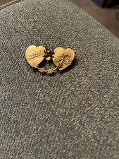 Beautiful Gold Mizpah Brooch (Minus Fastening Bar)