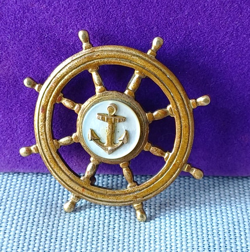 Vintage nautical ships wheel - vintage,