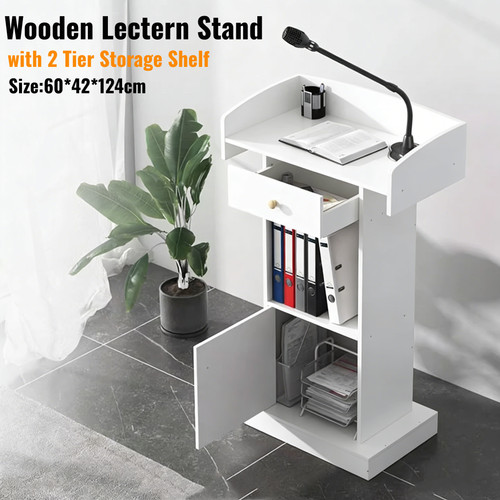 Podium stand in wooden - podium, 48.8
