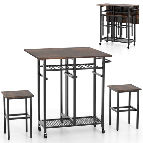 Drop leaf breakfast bar table - breakfast,