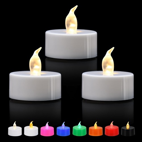 Pack led tea lights - led, white