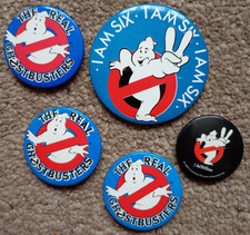 5 x GHOSTBUSTERS Pin Badges -