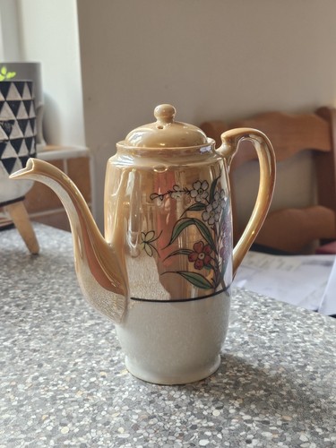 Japanese peach lusterware - japanese,