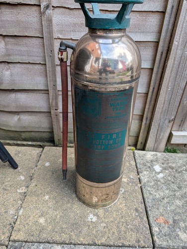 Antique brass alfco fire - brass,