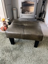 Small Footstool antique green