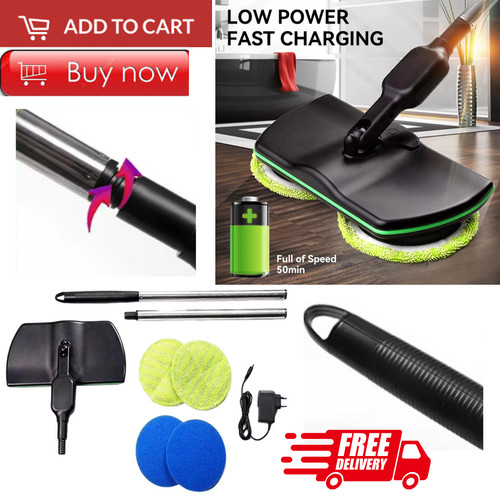 Cordless electric spin mop - electric,