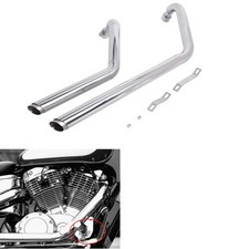 For Honda Shadow 1100 VT1100C VT1100CL Shortshots Staggered Exhaust Pipe System