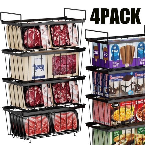 4pcs stackable chest - 4pcs, freezer
