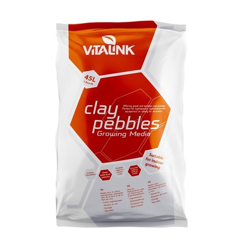 Vitalink clay pebbles 45l - clay,
