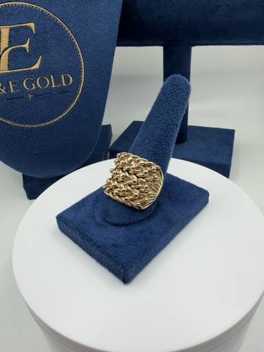 9ct gold keepers ring - gold,