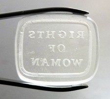 Clear Glass Intaglio Seal