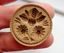 ANTIQUE TREEN FOLK ART BUTTER