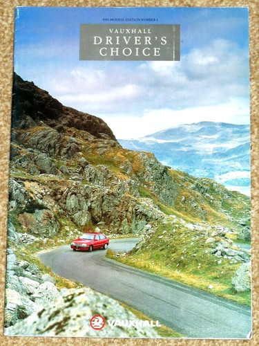 1991 vauxhall brochure inc - brochure,