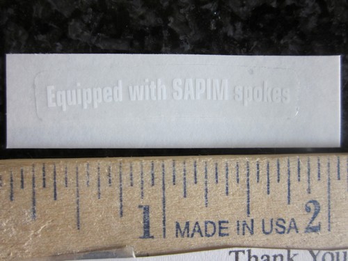 Sapim spokes nipples - 1.5",