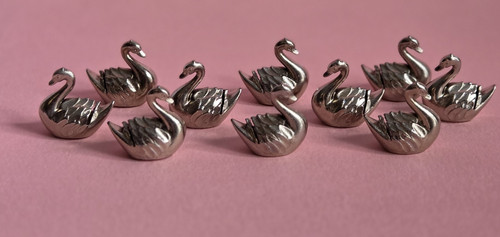 Set vintage mini swan - set,