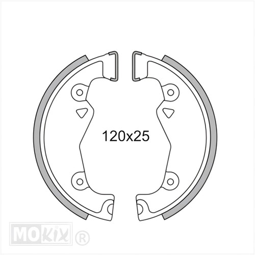 Brake pad for zündapp - brake,