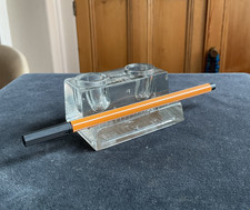 Vintage Art Deco Clear Glass