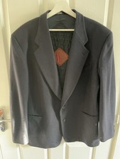 PAL Zileri Men's Wool & Cashmere Jacket Size 44R Navy Blue