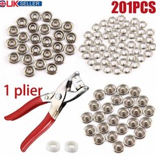 201Pcs 9.5mm PRYM Studs Snap