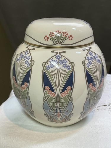 Mason ironstone jar - &, lid