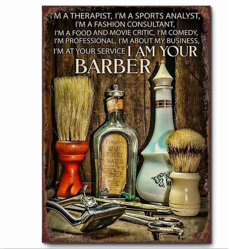 Barber shop sign funny - sign,