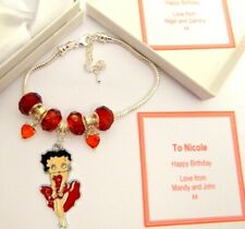 Betty Boop Charm Bracelet with