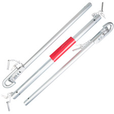 2 Ton Vehicle Recovery Tow Pole Ridged Towing Bar Heavy Duty Straight Car Van