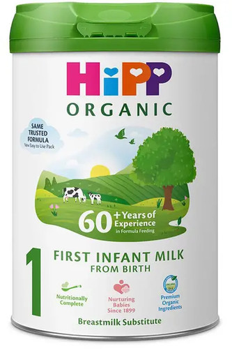 Organic first infant milk 800g - organic,