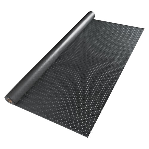 Garage floor mat trailer roll - mat,