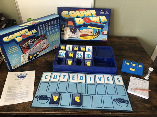Countdown board game 1997 - game,