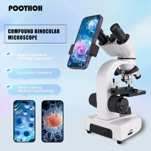 Binocular microscope 40x 1000x - binocular, 40x-1000x
