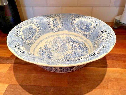 Vintage antique english blue - vintage,
