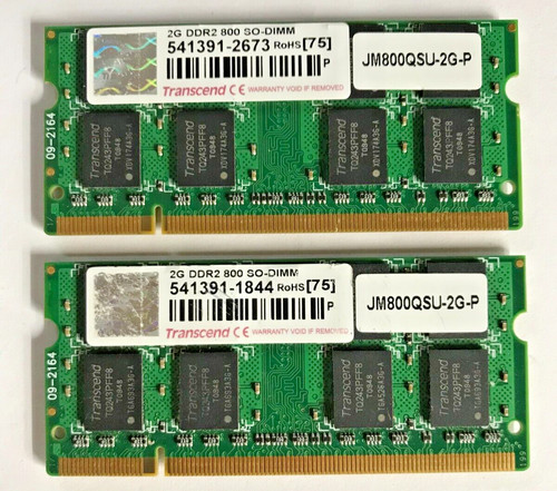 Transcend 4gb ddr2 - transcend, (2x2gb)