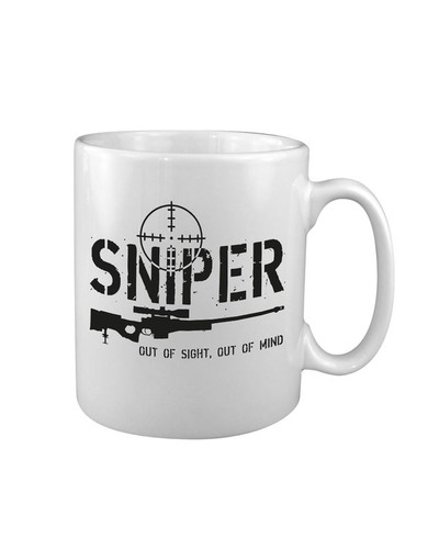 Sniper rifle mug printed - rifle,