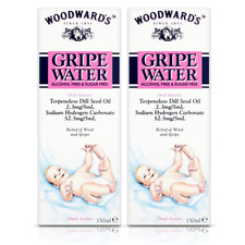 WOODWARDS GRIPE WATER Wind Relief Gripe Relief For Babies - 2 Pack (2 x 150ML)